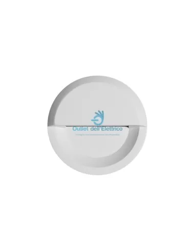 Wiva 71400065 Alcor round 3w 4k fl white steplight